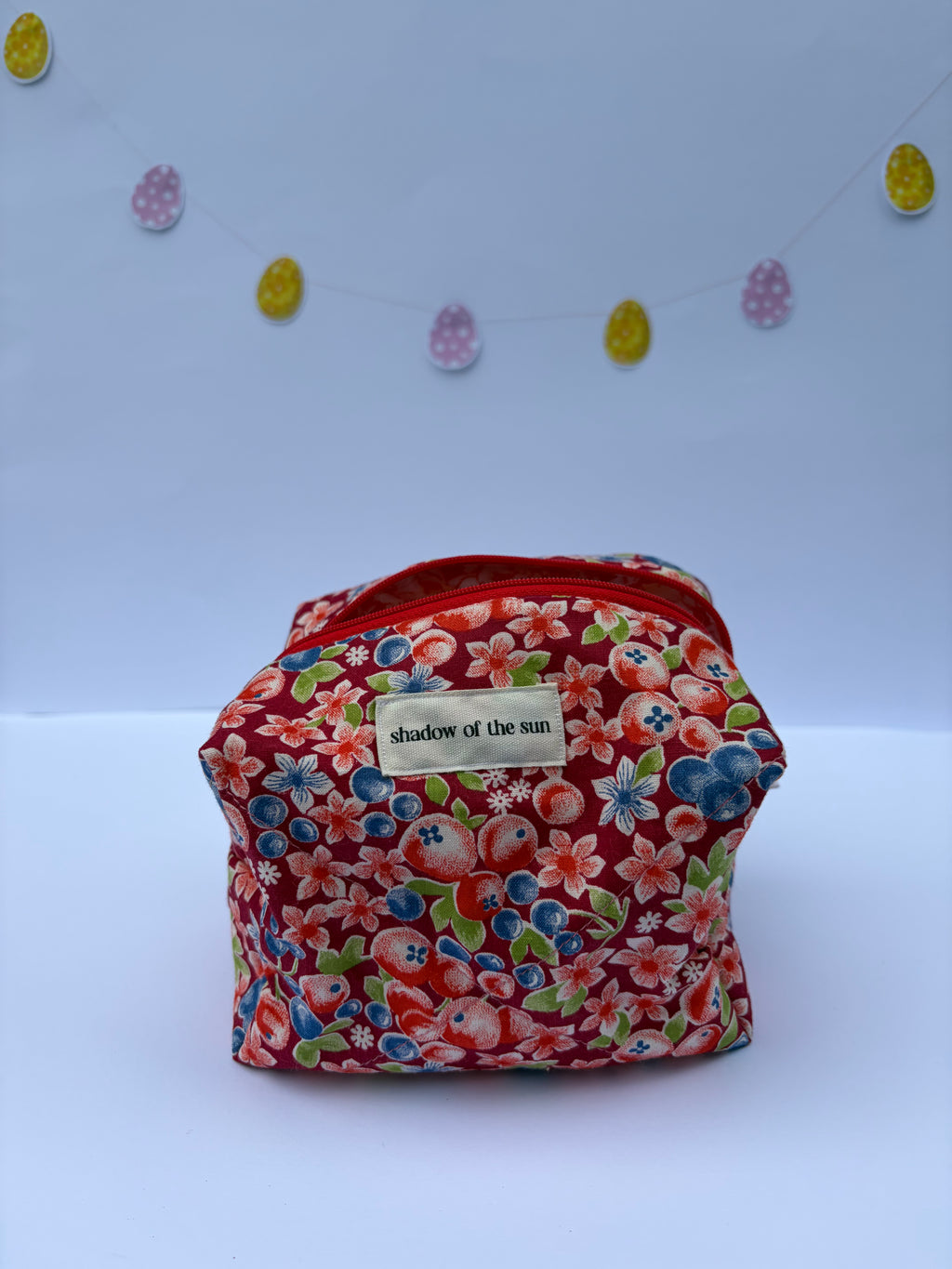 Not so perfect Summertime Berries Make up bag