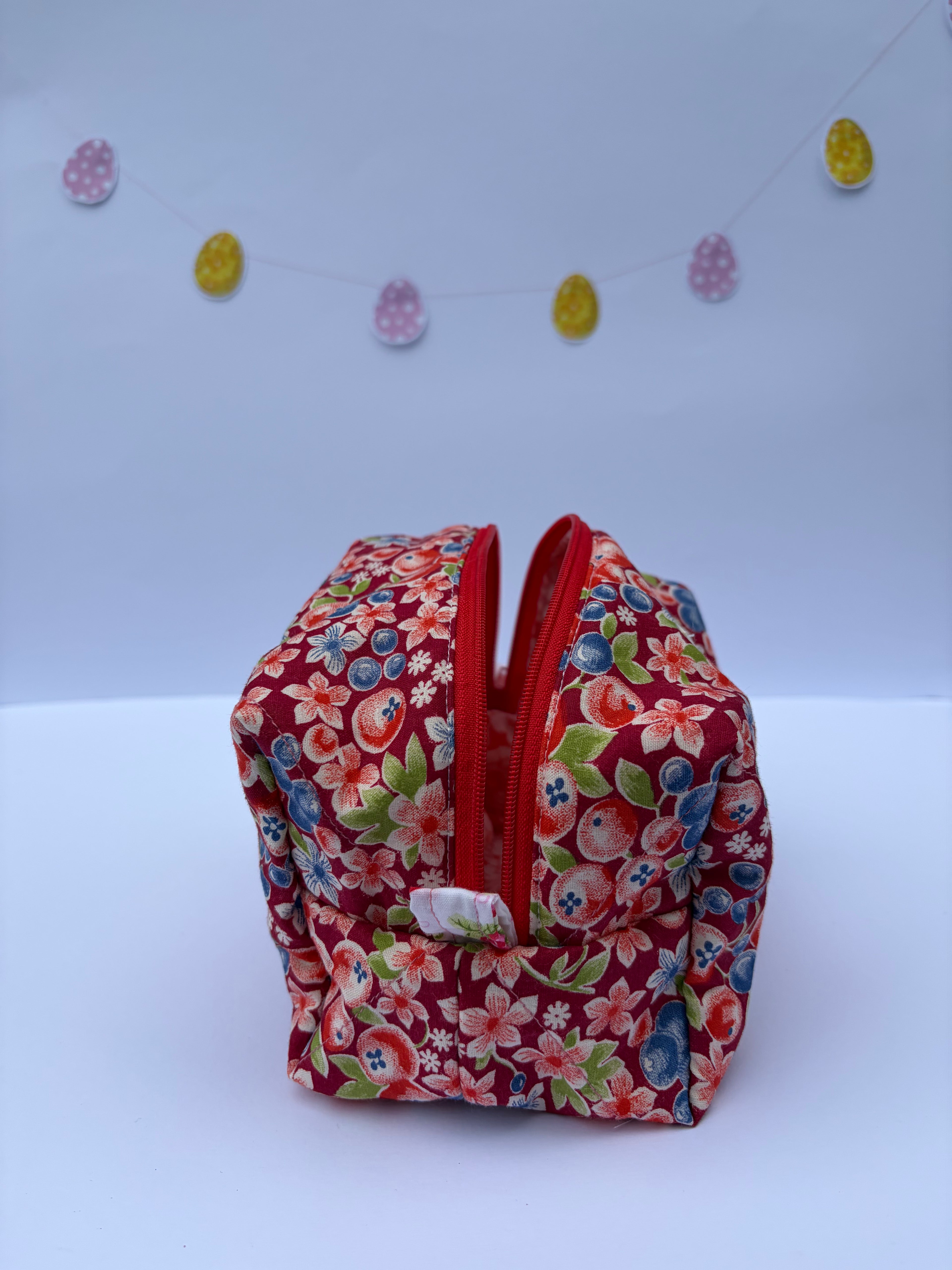 Not so perfect Summertime Berries Make up bag