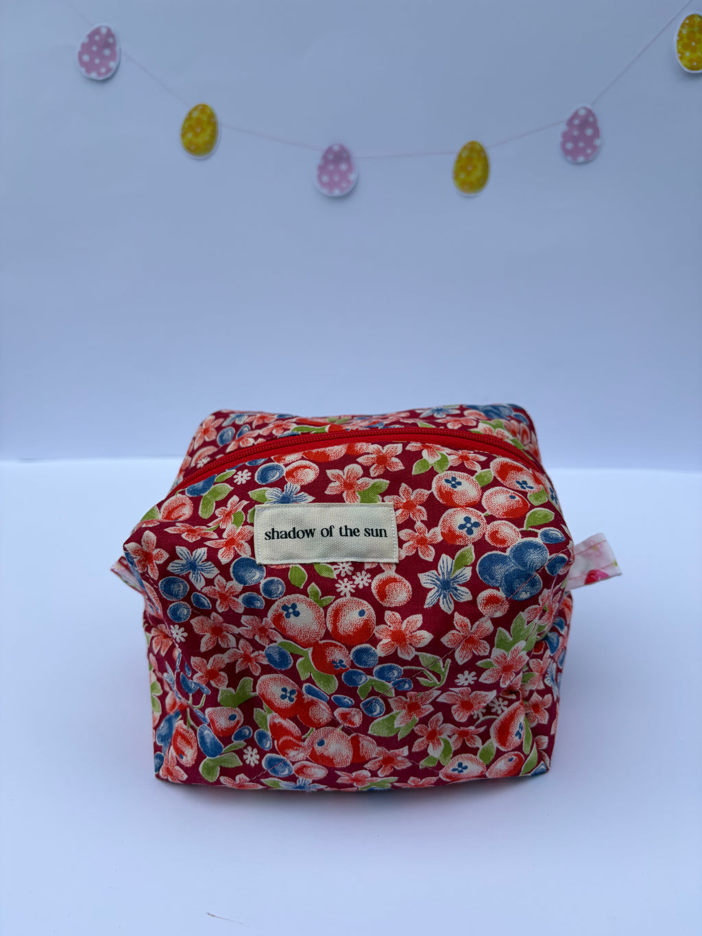 Not so perfect Summertime Berries Make up bag