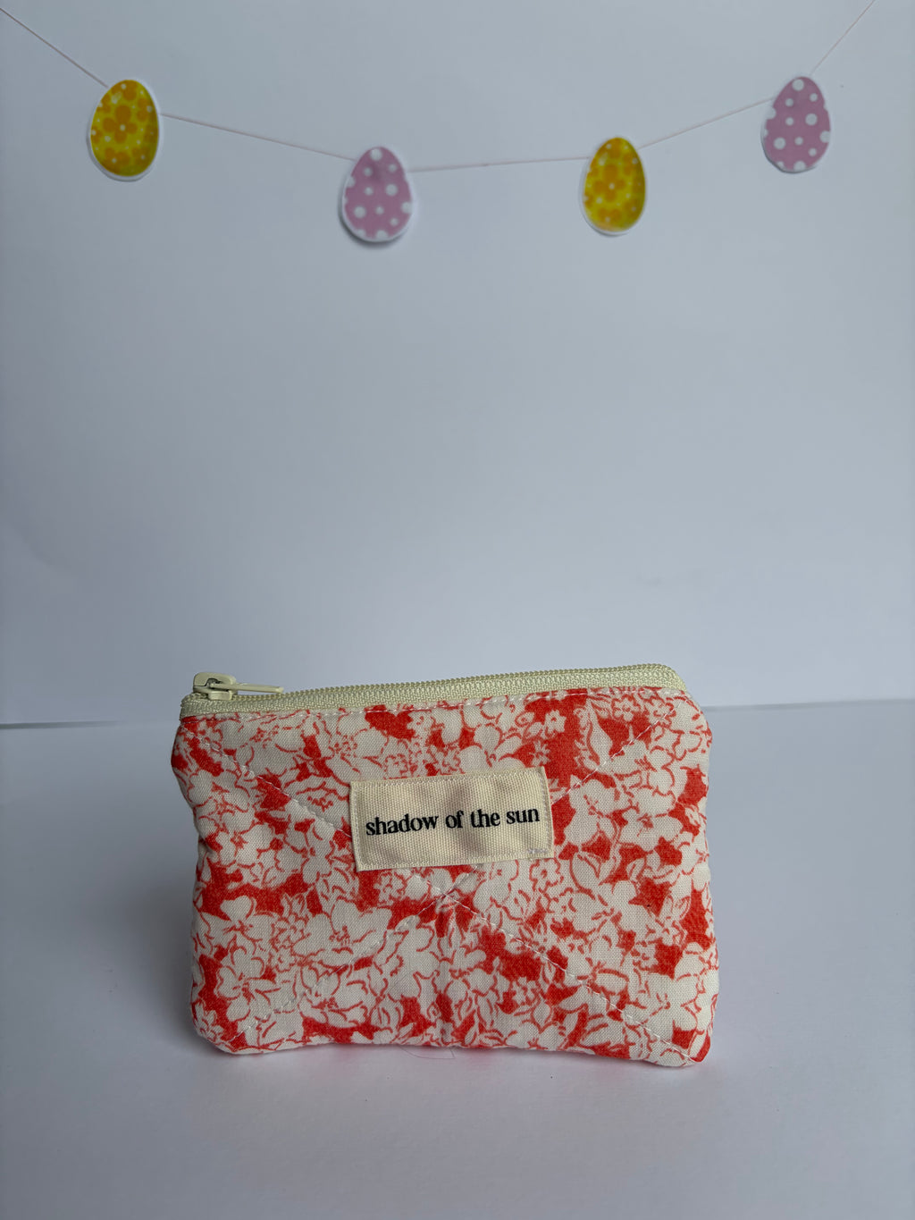 Red floral Coin Pouch