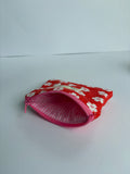 Red flower patch Coin Pouch