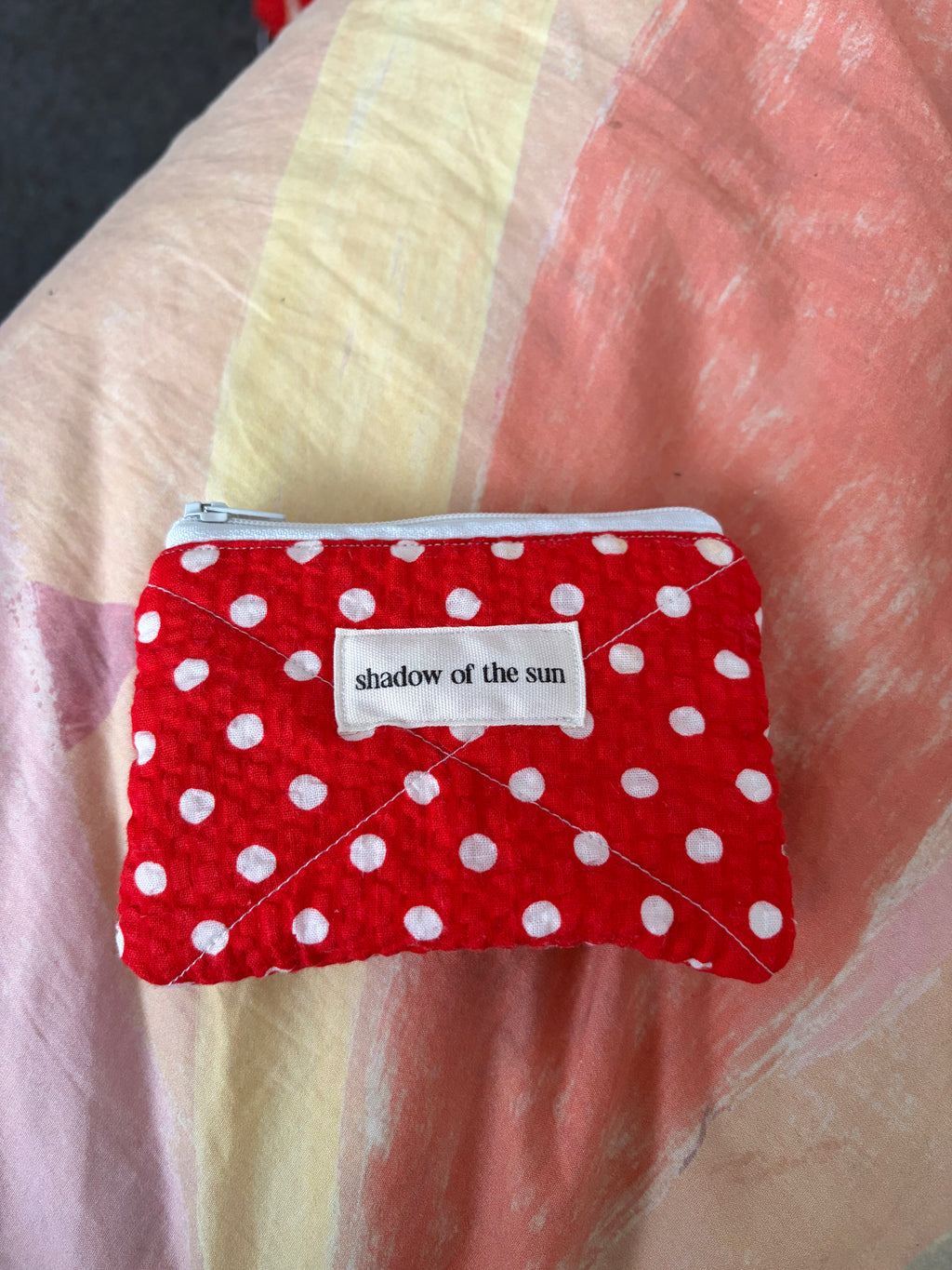 Not so perfect Red polka dot Coin Pouch