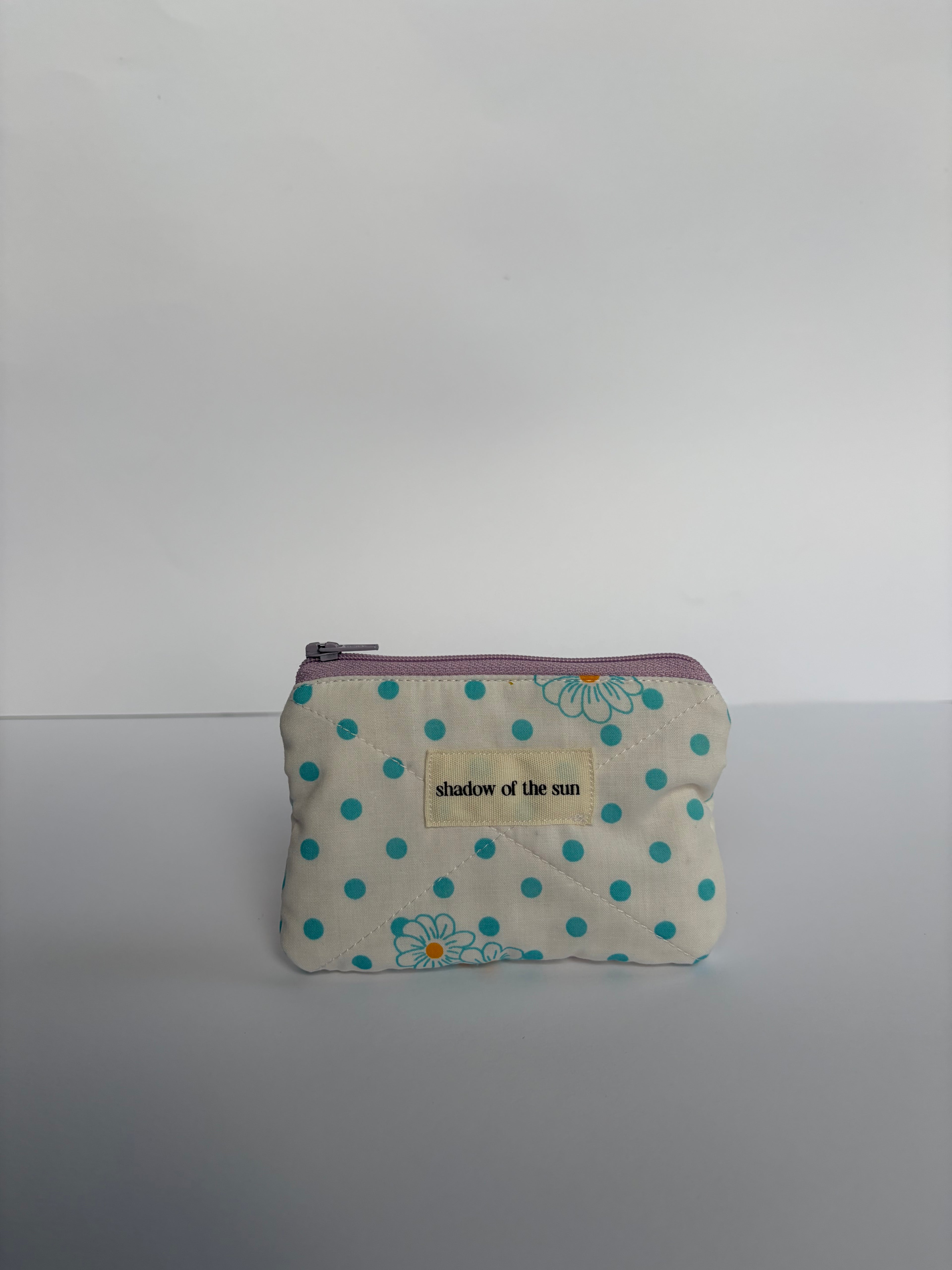 Floral polka dot Coin Pouch
