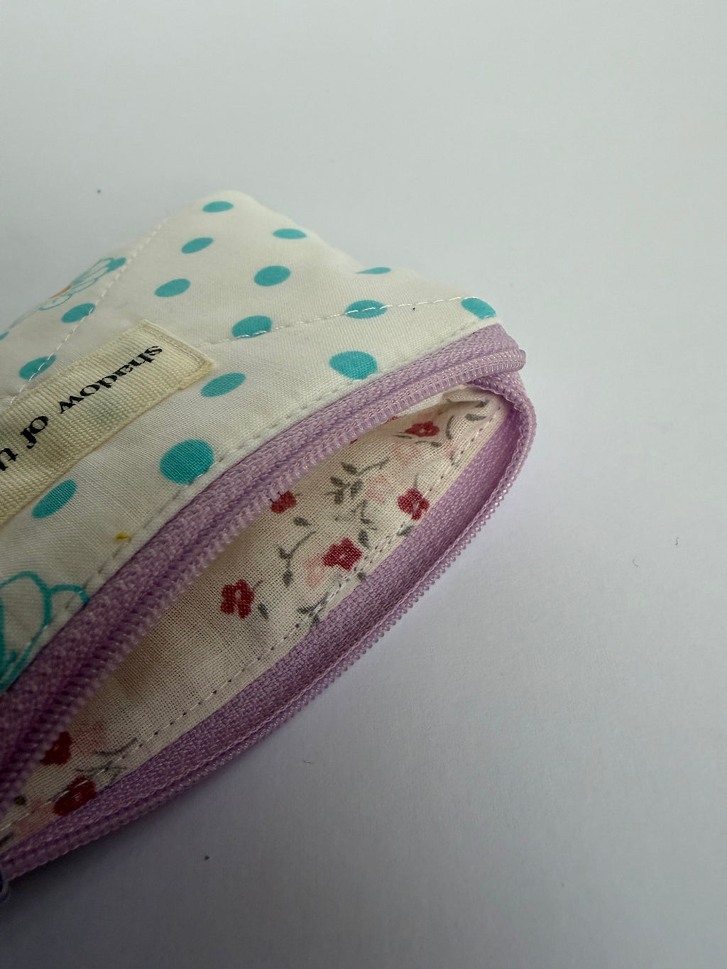Floral polka dot Coin Pouch