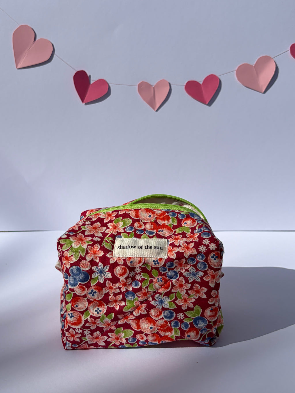 Summertime berries Make up bag