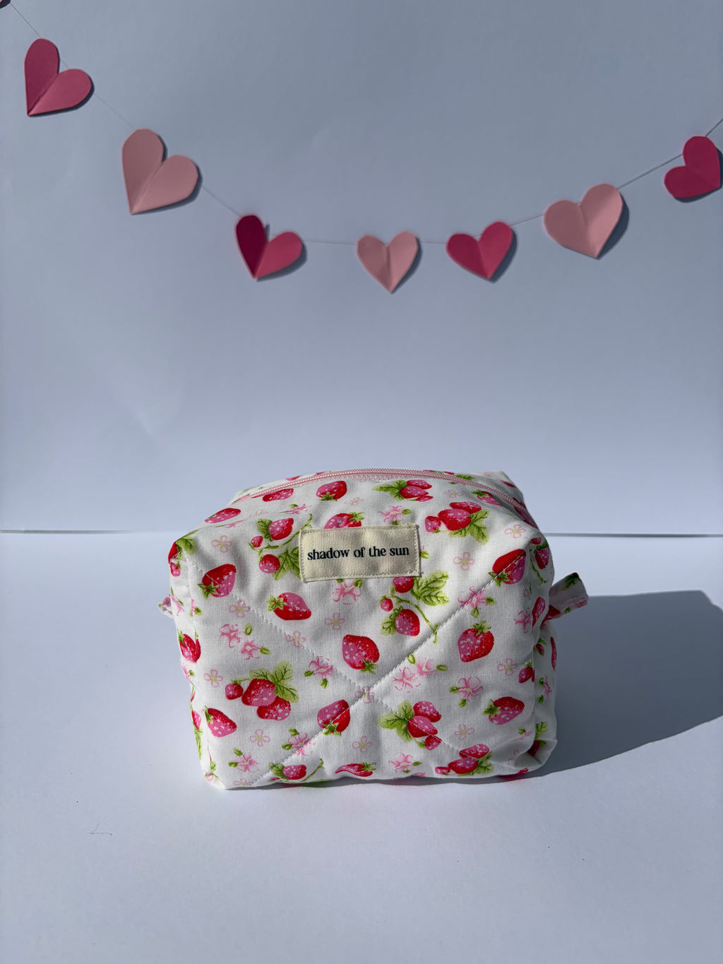 Not so perfect Strawberry fields Make up bag