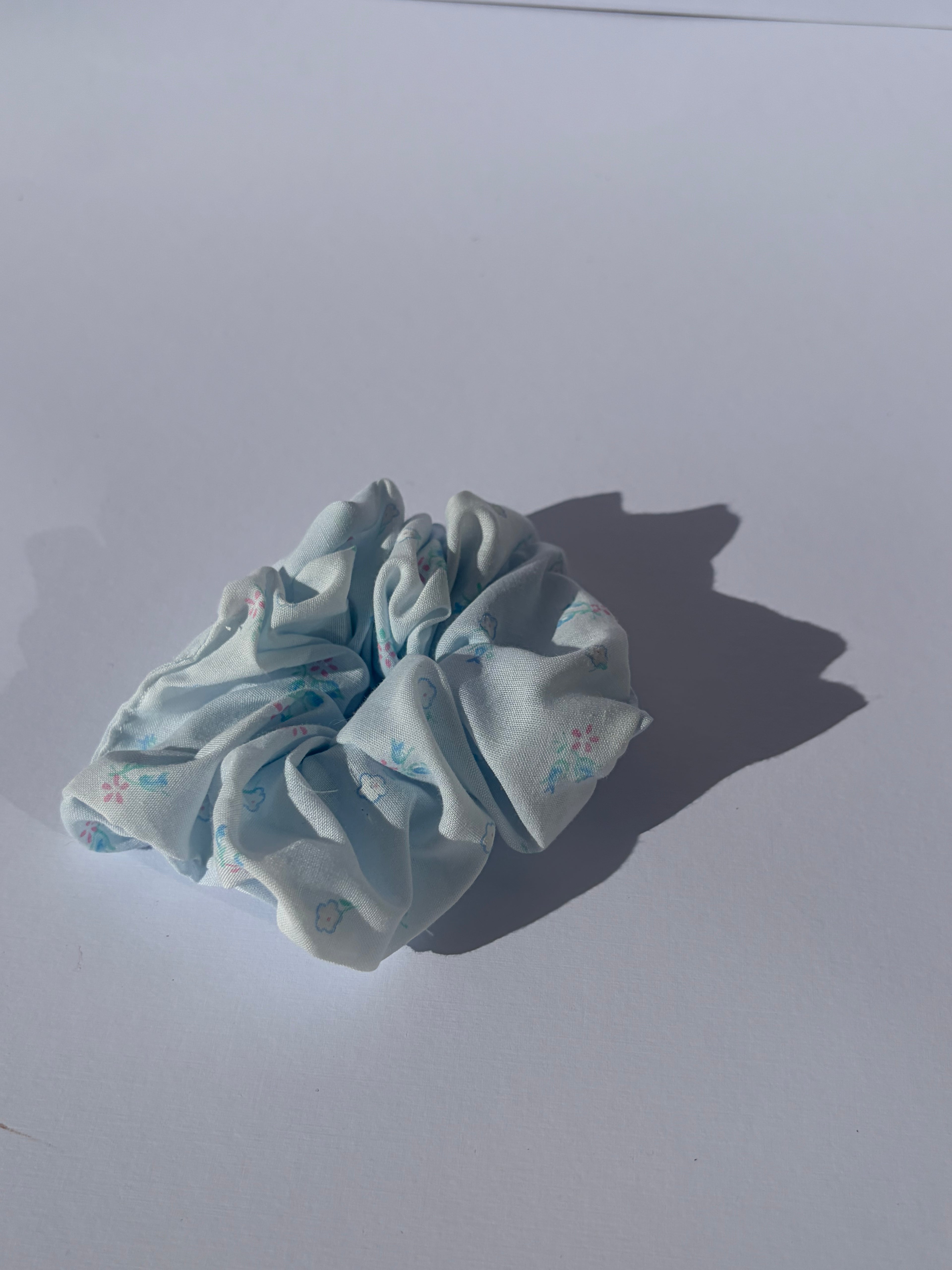 Ditsy blue Scrunchie