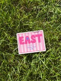 East Coast babe Sticker