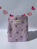Lilac bloom Book sleeve - Large
