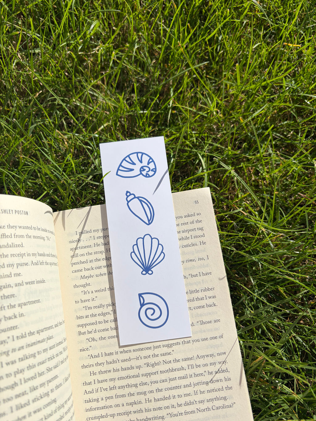 Sea shells Bookmark