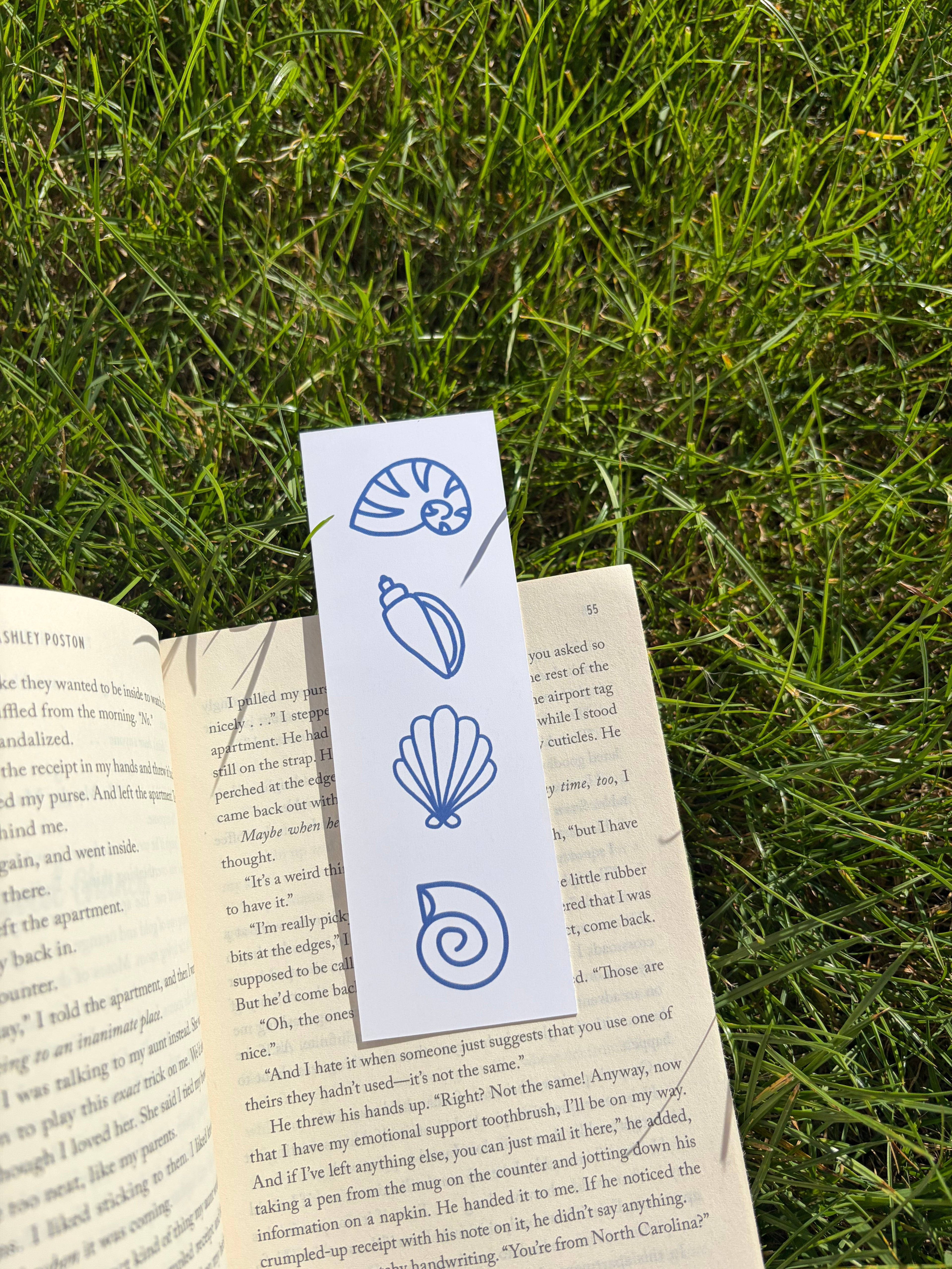Sea shells Bookmark