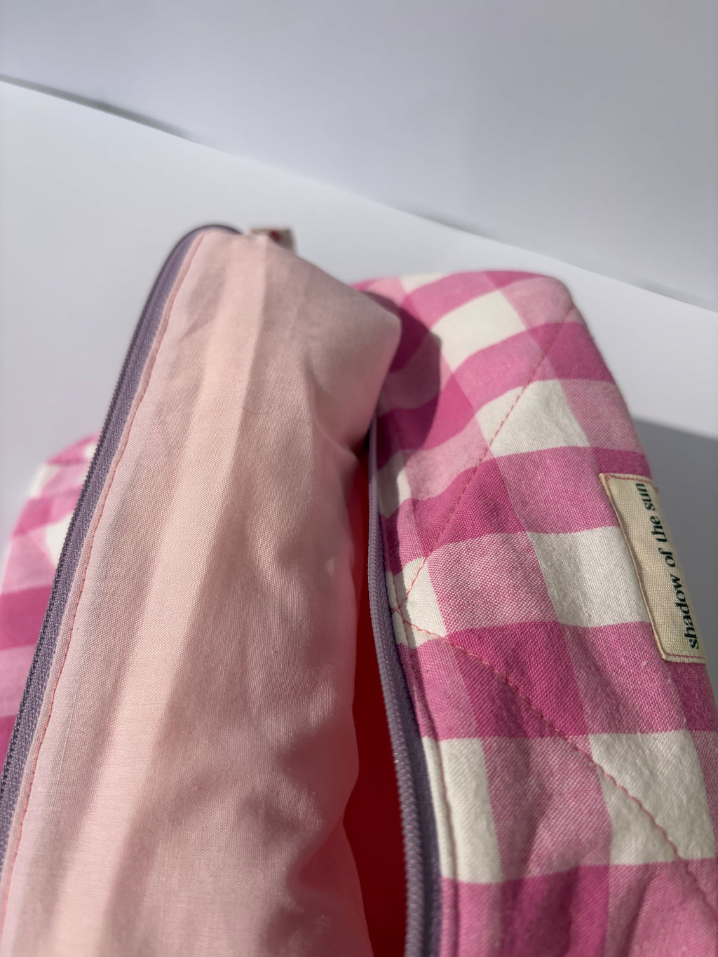 XL Pink Picnic Make up bag