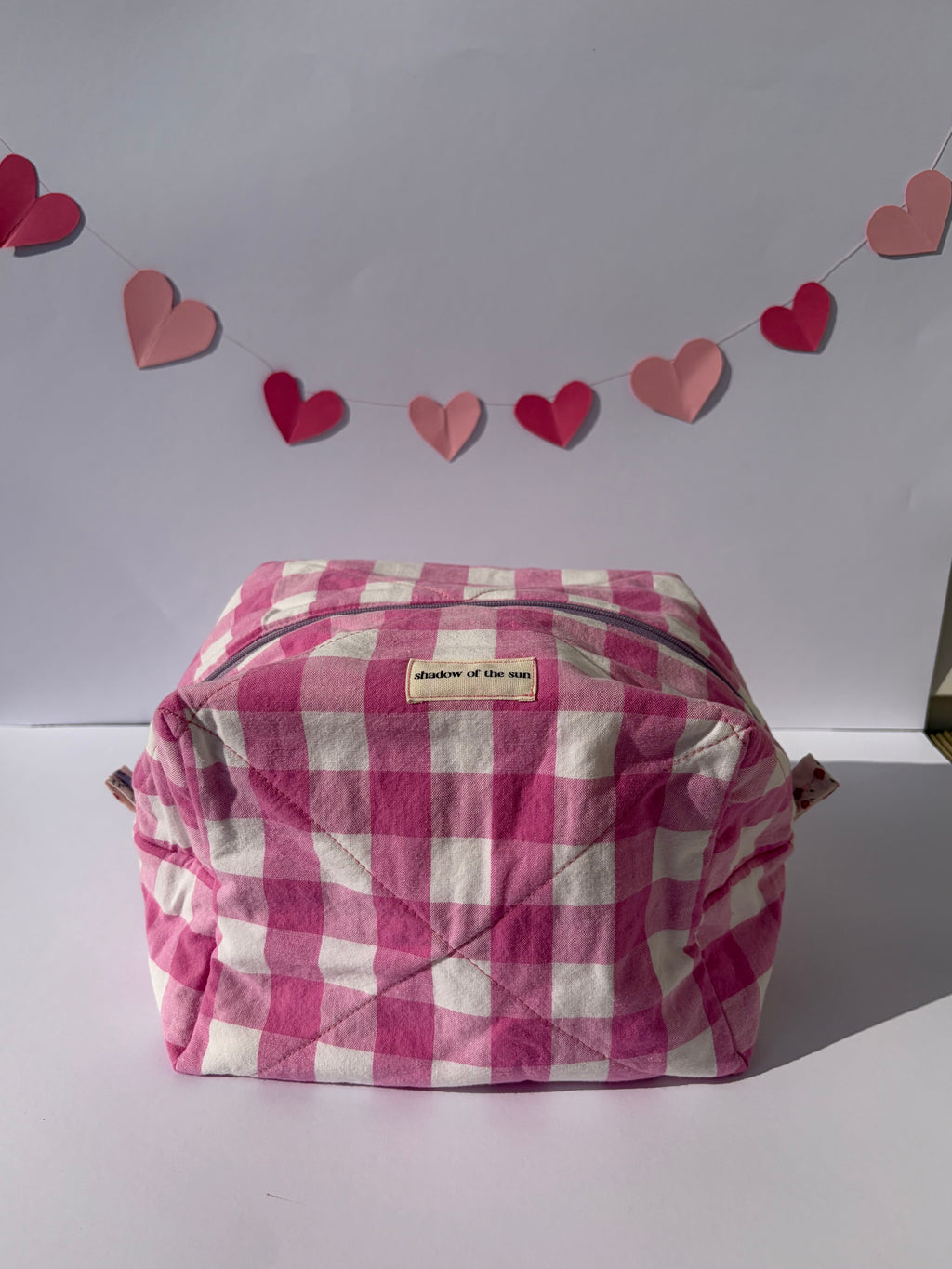 XL Pink Picnic Make up bag