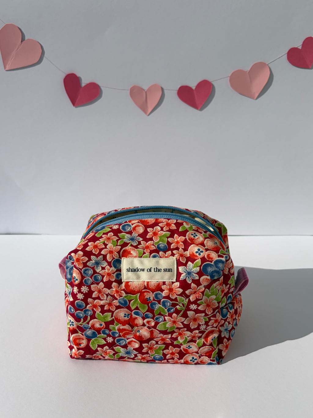 Summertime berries Make up bag