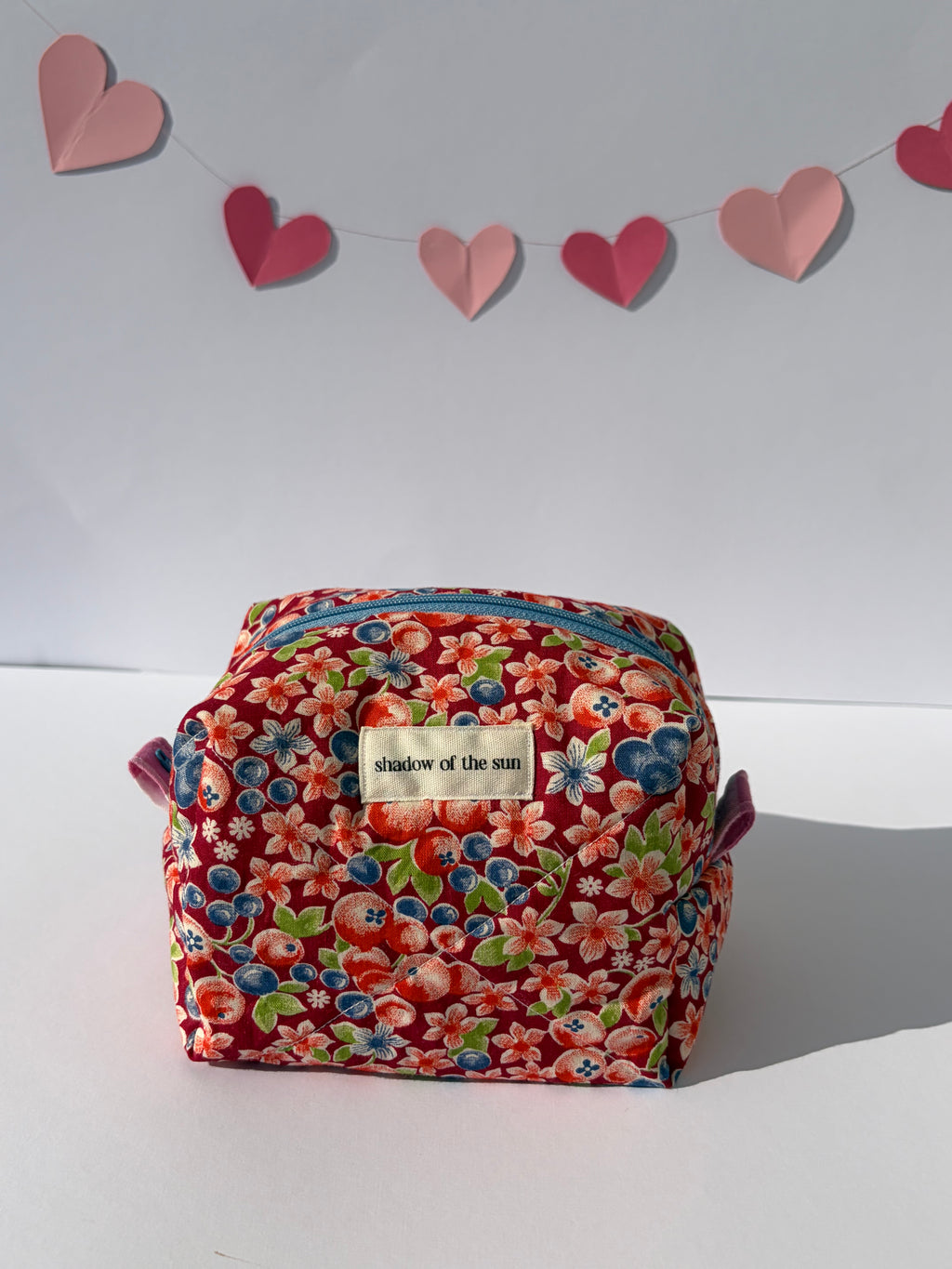 Summertime berries Make up bag