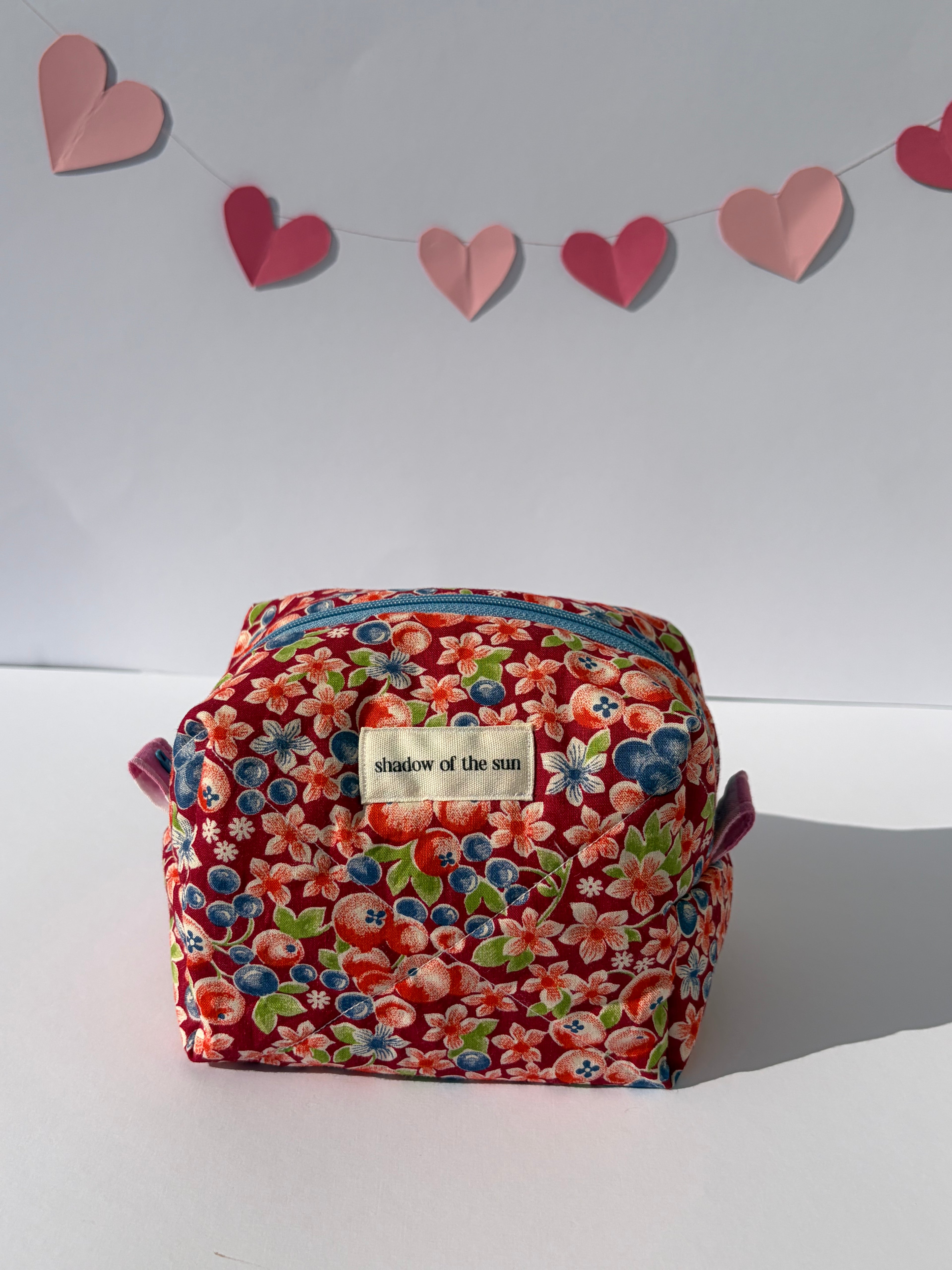 Summertime berries Make up bag